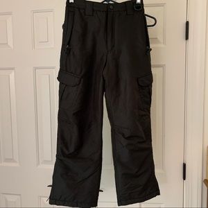 Kids size 8-10 black snow pants great price